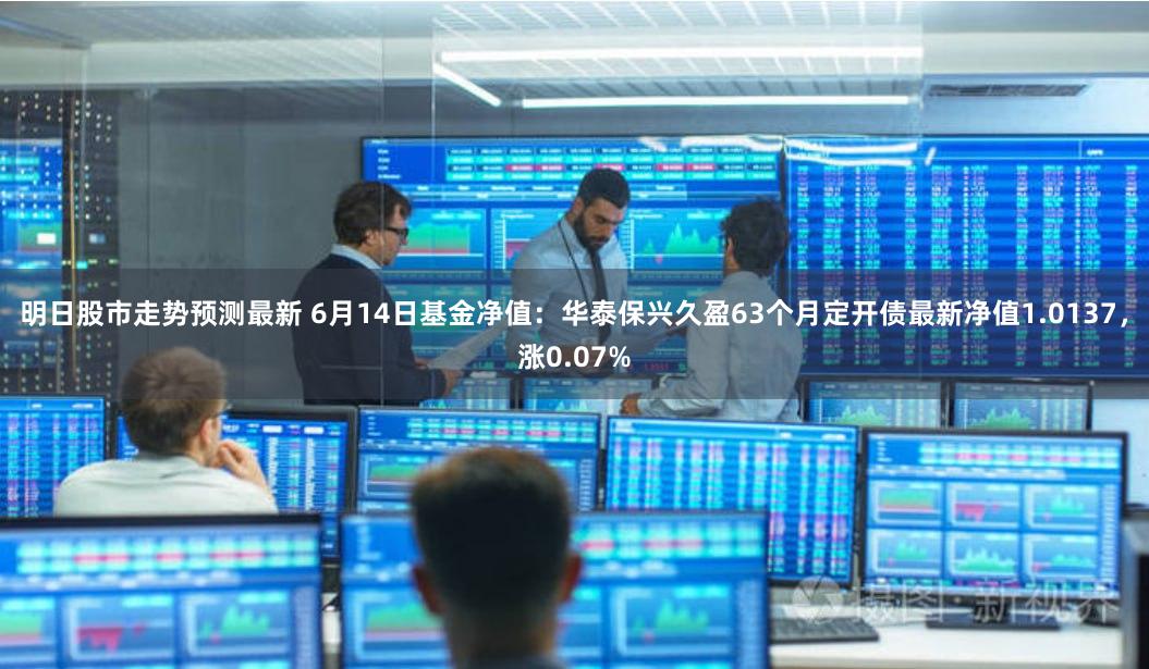明日股市走势预测最新 6月14日基金净值：华泰保兴久盈63个月定开债最新净值1.0137，涨0.07%
