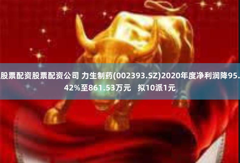 股票配资股票配资公司 力生制药(002393.SZ)2020年度净利润降95.42%至861.53万元   拟10派1元