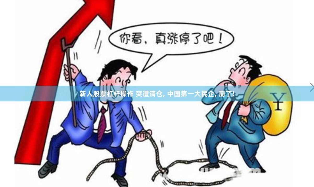 新人股票杠杆操作 突遭清仓, 中国第一大民企, 崩了!