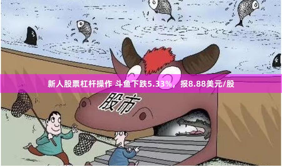 新人股票杠杆操作 斗鱼下跌5.33%，报8.88美元/股