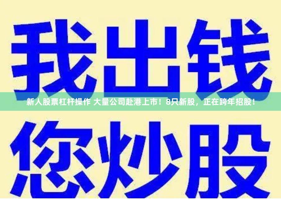 新人股票杠杆操作 大量公司赴港上市！8只新股，正在跨年招股！
