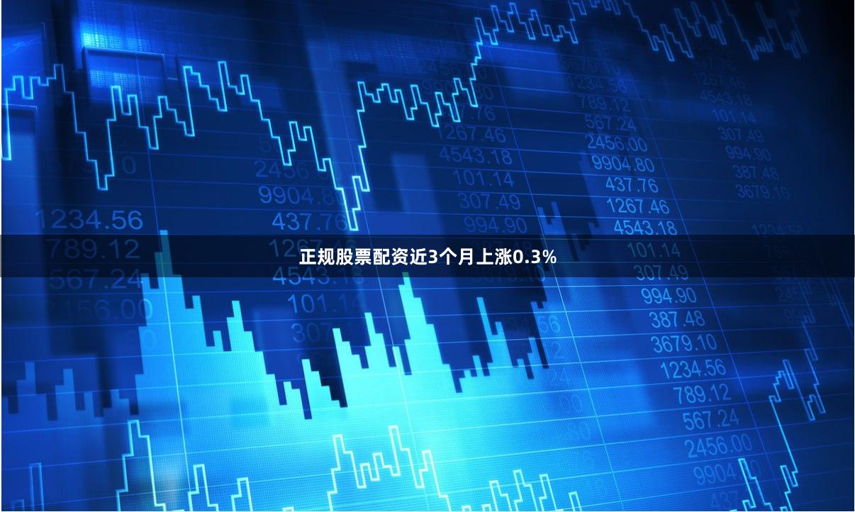 正规股票配资近3个月上涨0.3%